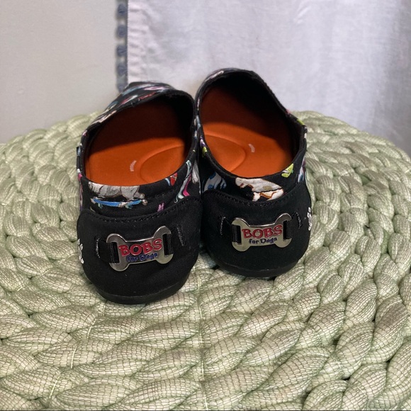 NWOT  Bobs for the Dogs Skechers slip ons skateboarding dog pattern - Picture 8 of 10